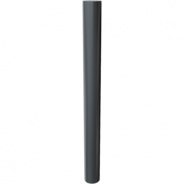 Decoratief vaste parkeerpaal Ø102 met vlakke kop om te betonneren