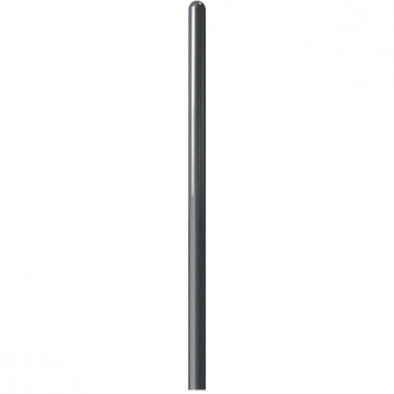 Decoratief vaste parkeerpaal Ø60 met puntkop om te betonneren