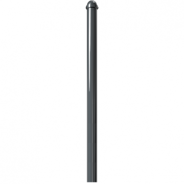 Decoratief vaste parkeerpaal Ø76 met helmkop om te betonneren