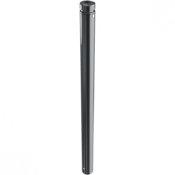 Decoratief vaste parkeerpaal Ø82 met vlakke kop om te betonneren