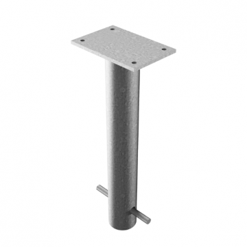 Grondanker voor neerklapbare parkeerpalen