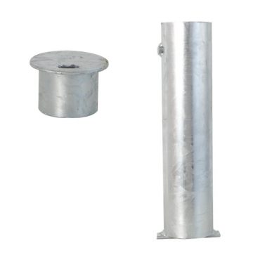 Grondhuls enof afdekkapje voor uitneembare parkeerpalen 60 mm