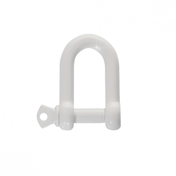 Harpsluiting wit 8 mm voor parkeerpaal kettingen 6/7 mm 0