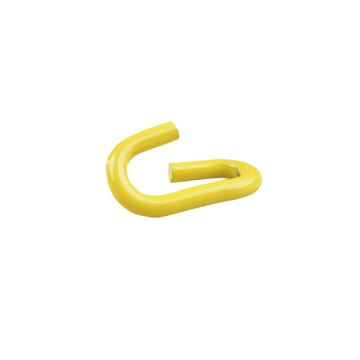 Verbindingsschakel geel 6 mm voor parkeerpaal kettingen